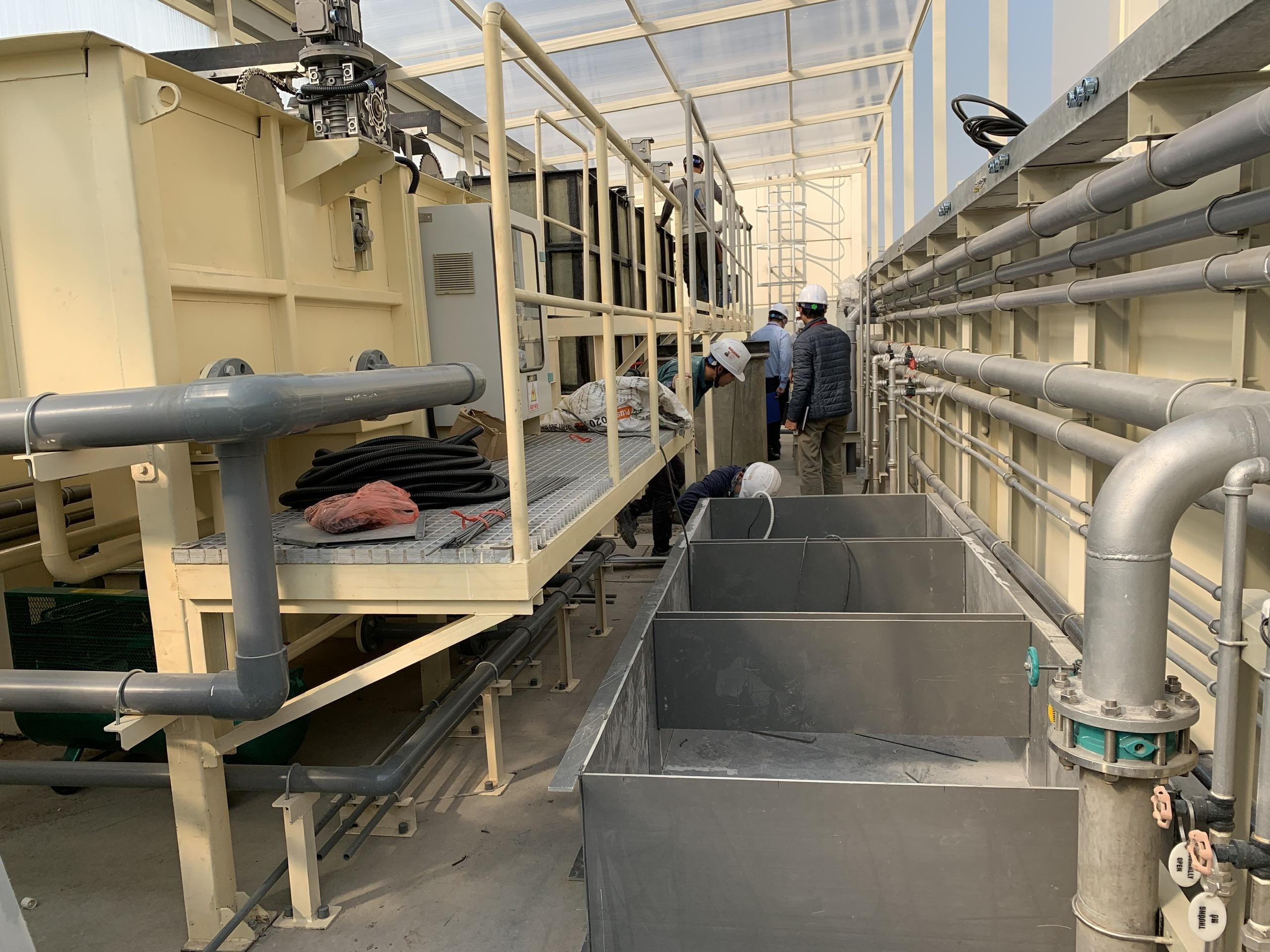 Hệ thống xử lý nước thải khuôn đúc- nhà máy Rozre